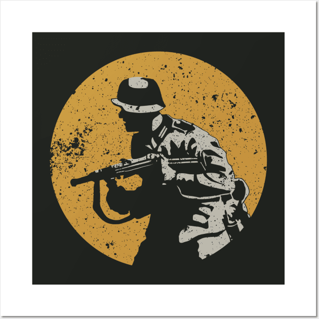 WW2 German Soldier Wall Art by Distant War